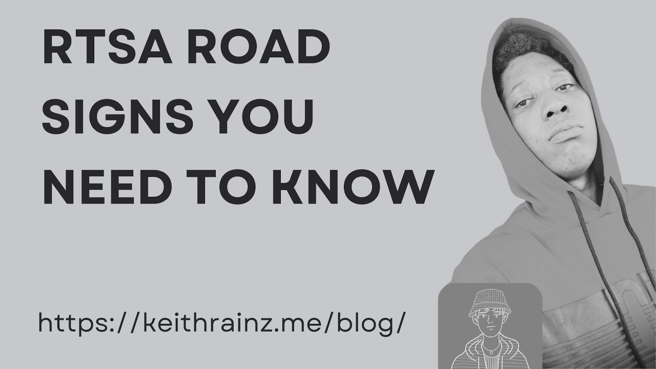 RTSA Road signs you need to know YouTube