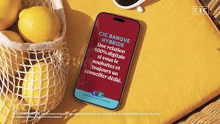 CIC Banque Hybride : en vacances, tout gérer sur son téléphone sans renoncer à un conseiller dédié.
