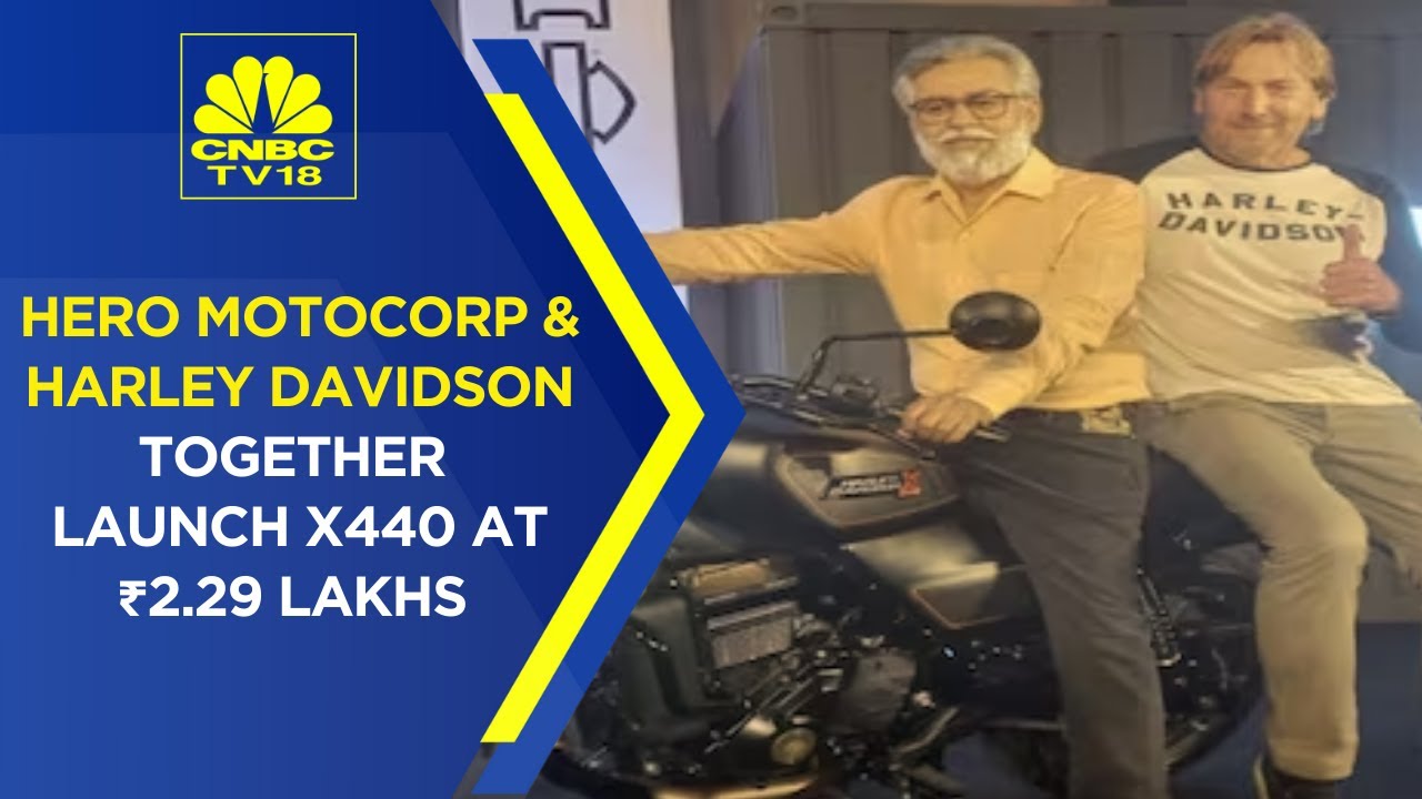 Live: Hero MotoCorp & Harley Davidson Together Launch X440 At ₹2.29 lakhs | CNBC TV18