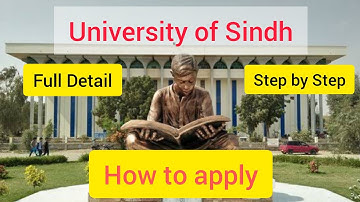 How to fill Sindh University admission form Online 2023 | Apply Step by Step