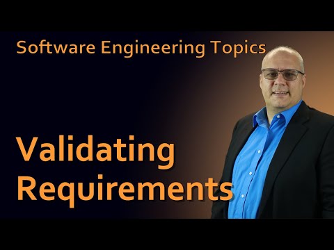 Software Engineering - 34 Validating Requirements