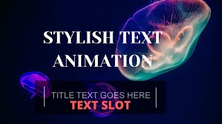 How to  create super easy text/title animation in vsdc free video editor // text slot