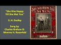 She was happy till she met you s h dudley classic 1899 song sentimental song of 1890s