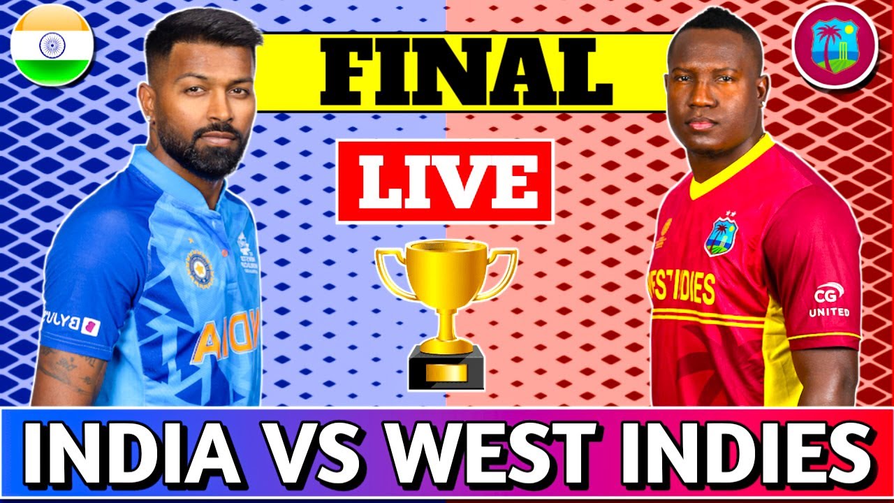 🔴Live IND vs WI, FINAL T20 India vs West Indies Live Cricket Scores and Commentary IND vs WI Live