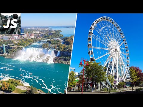 Niagara Falls Canada Clifton Hill to the Falls Walk (Oct '22)