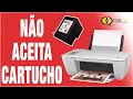 Cartucho Incompatível, Cartucho Incorreto, Cartucho com Problema. HP Não Aceita Cartuchos, Paliativo