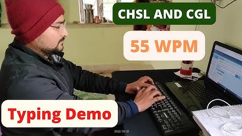 How to practice typing for SSC CHSL | My Typing Demo #sscchsl #ssc #ssctyping