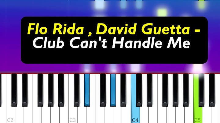Club Can't Handle Me Piano version - Piano performance video thumbnail