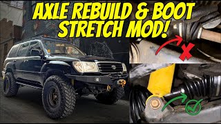 Rebuilding Land Cruiser 100 Axles & Boot Stretch Mod