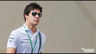 Lance Stroll turning up for work.
