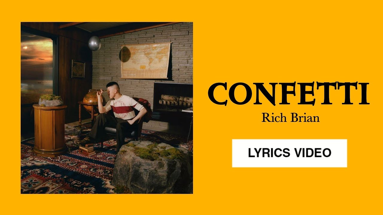 Rich Brian - Confetti (Lyrics Video)