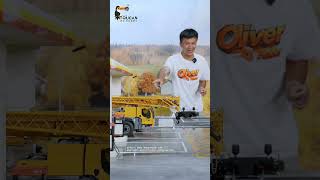 Four steering modes unlocked on the D1050 RC telescopic crane.