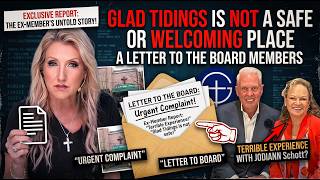 "Glad Tidings Is Not A Safe Or Welcoming Place" A Letter To The Board Members