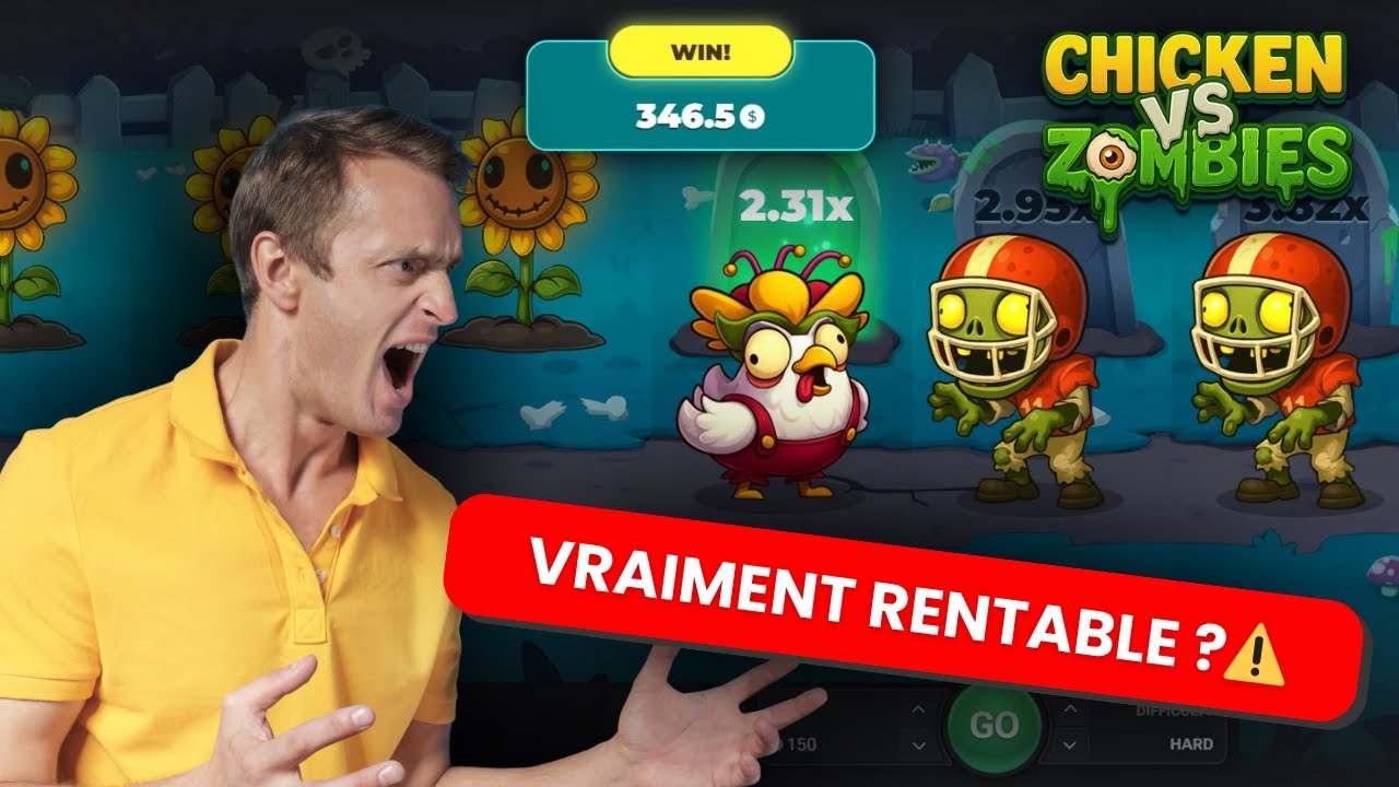 TEST & AVIS CHICKEN VS ZOMBIE : Le mini-jeu le plus rentable du moment ?? 🧟