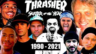 Skater of the Year: Breaking Down Every Thrasher SOTY (1990-2021)