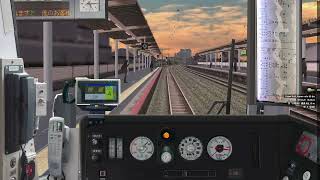 【BVE5.8】JR大和路線 快速奈良(/高田)行き 221系4連(414K列車)