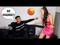 MAKING MY GIRLFRIEND CHANGE HER OUTFIT MULTIPLE TIMES! *PRANK*