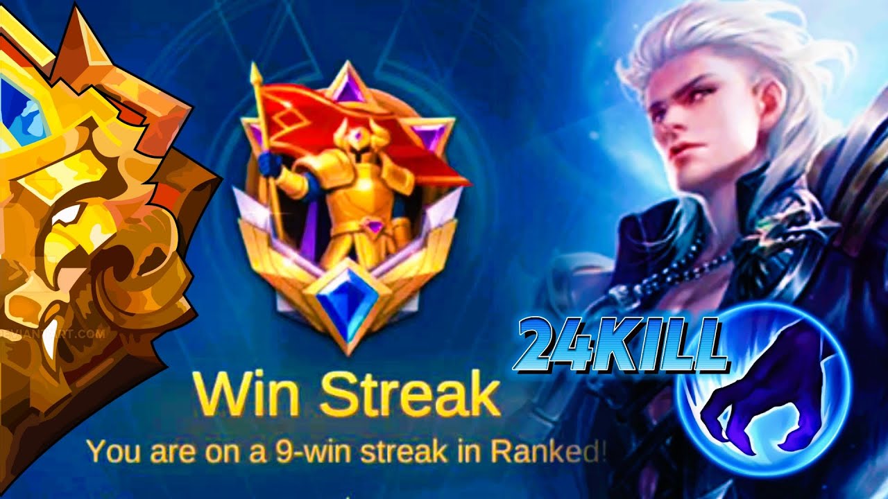 FINALLY IS HERE! BEST GAMEPLAY ALUCARD JUNGLE 24KILLS [ BUILD TOP 1 GLOBAL ALUCARD ] MLBB