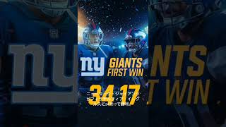 🏈 Giants 34–17 Eagles | 뉴욕 자이언츠 첫 승! 🌟 | 巨人首勝 🎉 | イーグルス撃破 ⚡ | Victoria NFC Este 2025 🏆