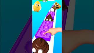POOP vs EGG! The Funniest 3D ! 🤣🥚 Pop Runner 3D Fun #gaming #shorts #shortfeed