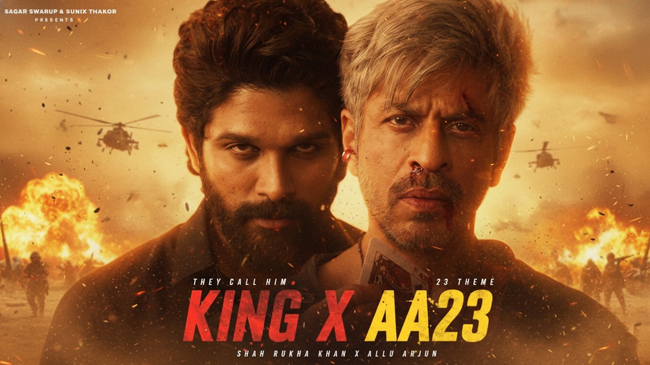 KING 👑 x AA23 🔥 | Shah Rukh Khan x Allu Arjun | @Sagar Swarup x @Sunix Thakor