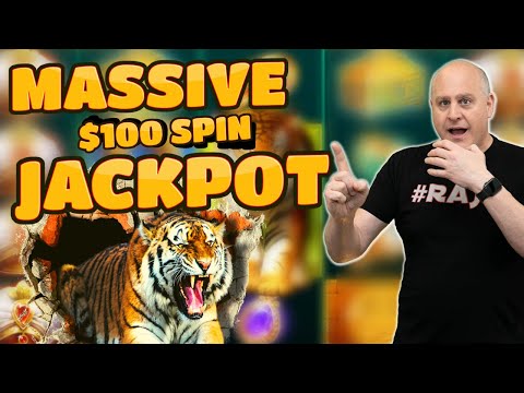Massive Jackpot Hit on $100 High Limit Slots!