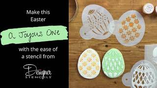 Faberge Easter Egg Cookie Stencils | Decorating Tips Profile