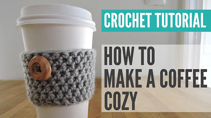 Adorable Crochet Coffee Cozy Pattern - Free Tutorial