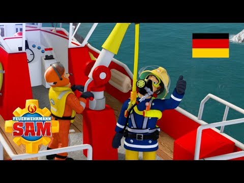 Feuerwehrmann Sam Deutsch Neue Folgen | Ein Ausflug ins Wasser - Megawellen 🚒Kinderfilme