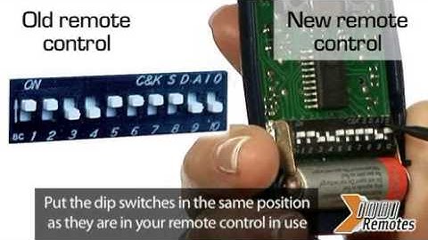 How to program your remote witch switchs