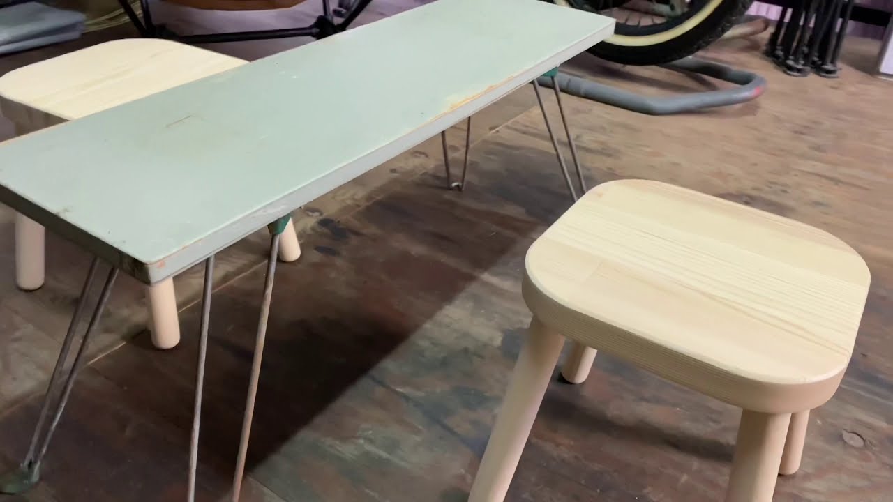 Ikea Flisat Children S Chair イケア 子供用椅子 Youtube