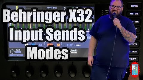 X32 Training Input Sends Modes Pre/Post EQ Pre/Post Fader