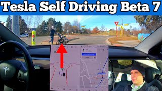 Tesla Self Driving Beta Goes Underground Parallel Parking Left Turns Update 2020 48 10 1 FSDBeta 7