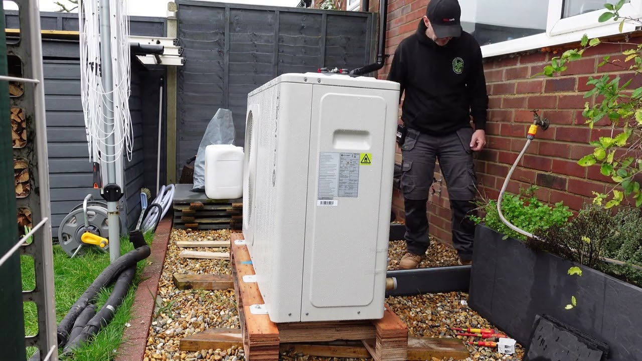 Installing The New Not Yet Available Heat Pump R290 Clivet Unit