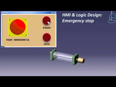 HMI Logic Design  Emergency stop