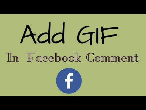 How To Add GIF In A Facebook Comment