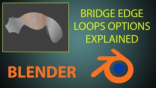 Bridge Edge Loops: A Beginner's Guide to Blender. Modeling Tutorial Basics