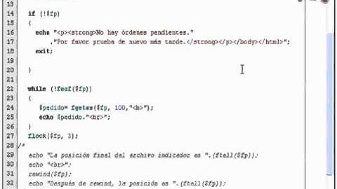 08.-Curso PHP-MySQL. Funciones para trabajar con archivos