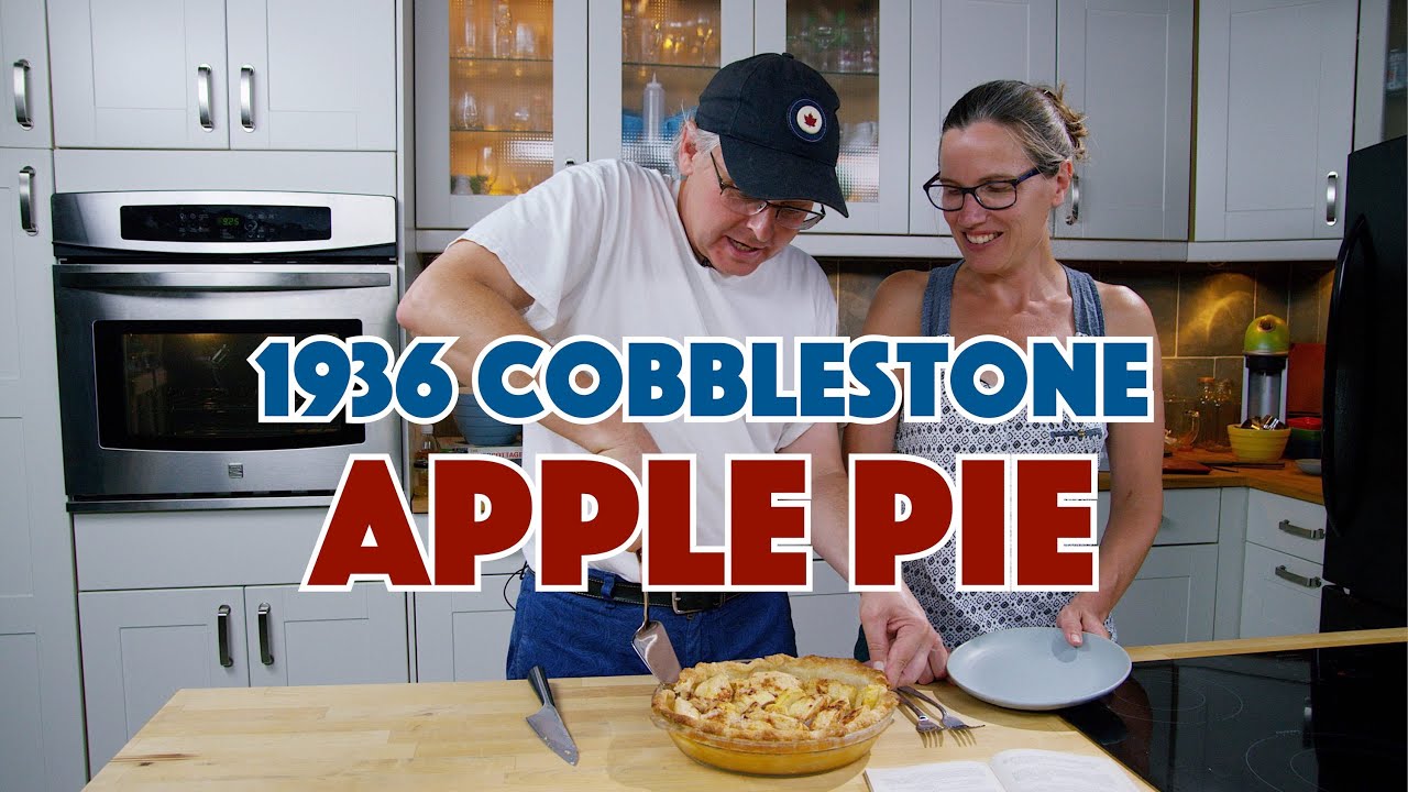 1936 Cobblestone Apple Pie Recipe - Old Cookbook Show | Glen And Friends Cooking