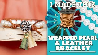 The Best Way to Wrap Pearls on Leather | I Made This