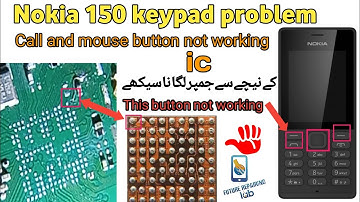 NOKIA 150 (RM1190) call key shortcuts key and mouse key not working