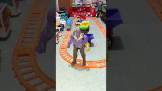 kereta api mainan, bus telolet, bus oleng, molen, truk oleng, truk pasir, mobil mobilan, excavator