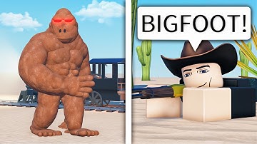 ROBLOX Dead Rails FUNNY MOMENTS (BIGFOOT) 🦧