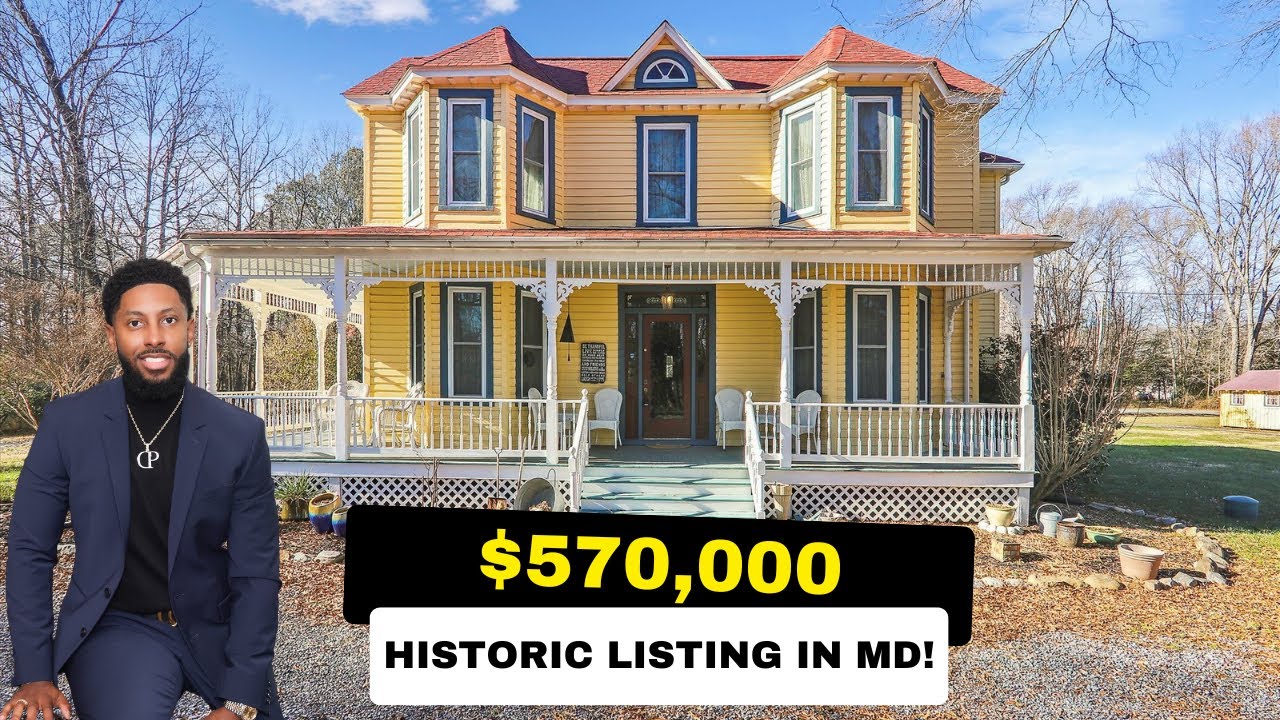 Inside a renovated $570,000 HISTORIC HOME in Brandywine, Maryland