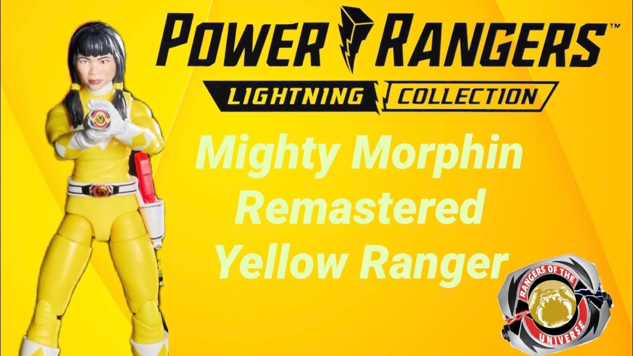 Power Rangers Lightning Collection Remastered Yellow Ranger Figure ...