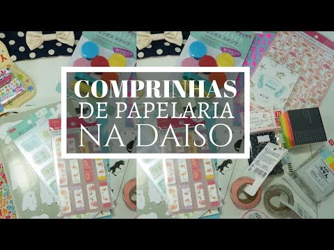Comprinhas de papelaria na Daiso Japan