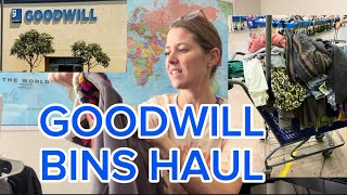 GOODWILL BINS HAUL 36 COG into items for resale on EBay Poshmark Depop 2