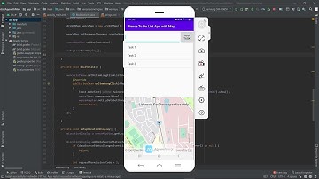 Adding a Map to a To Do List Android Application part 2
