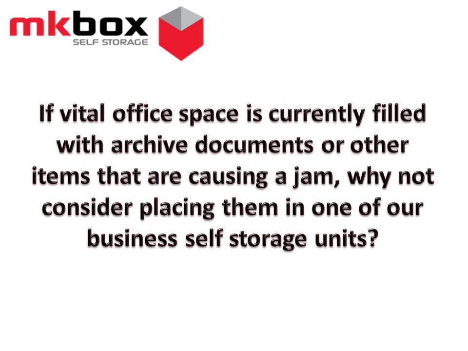 Self Storage for Milton Keynes Businesses. YouTube