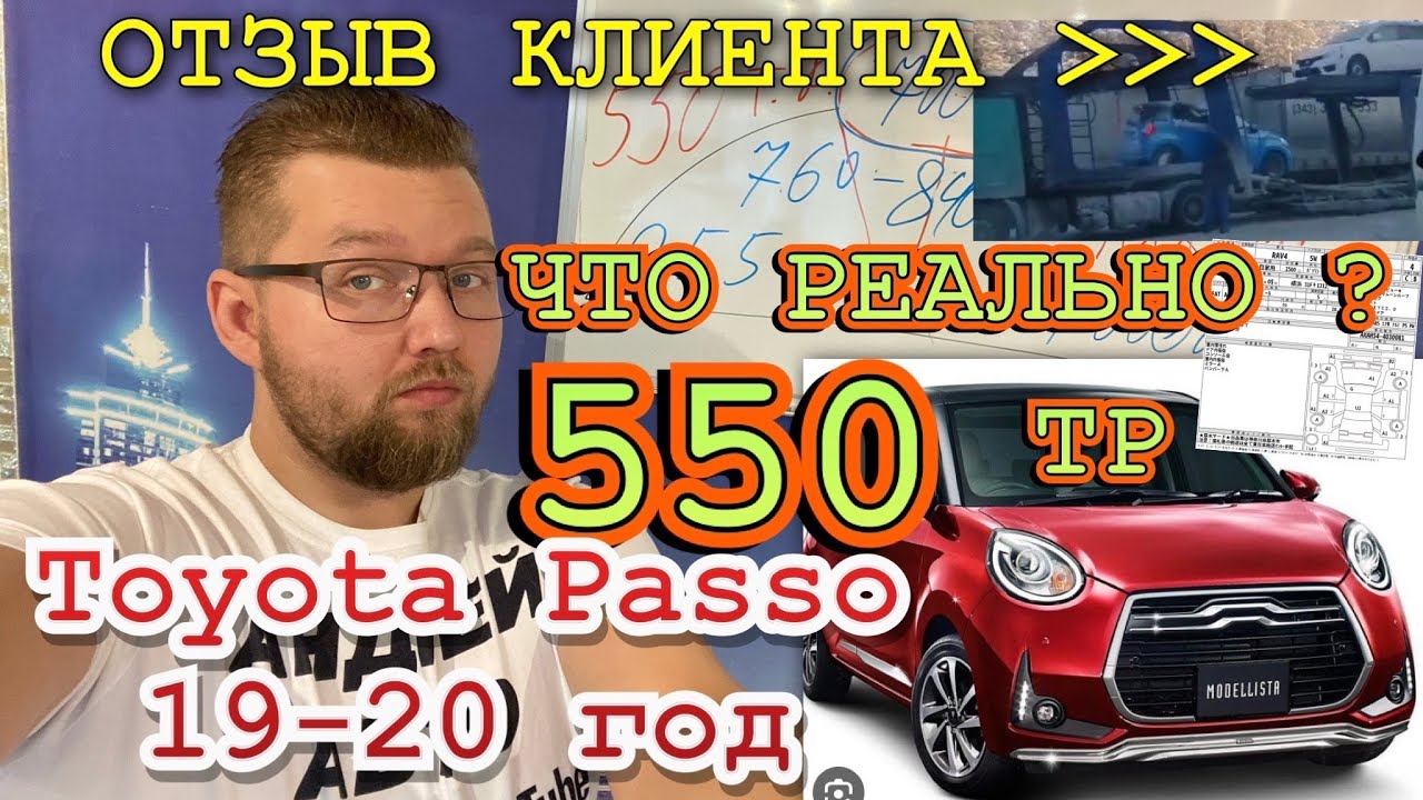 Тойота Пассо ( Toyota Passo ) по честной цене, подробный расчет ...